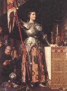 Jean Auguste Dominique Ingres Joan of Arc at the Coronation of Charles VII in Reims Cathedral (mk45) oil painting on canvas